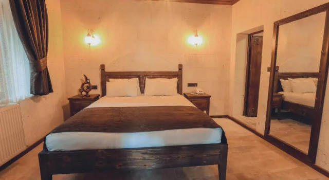 Двухместный номер Deluxe с балконом Cappadocia Stone Rooms