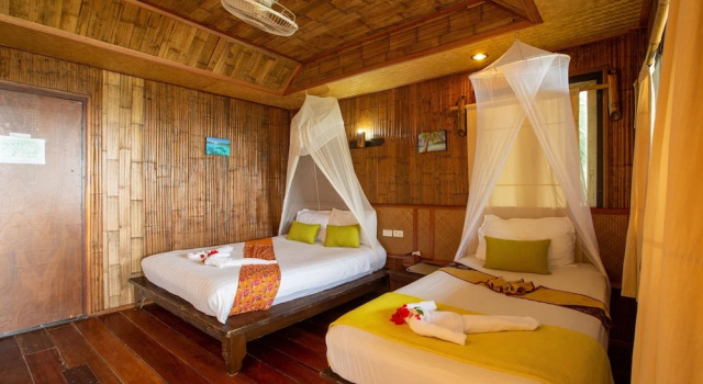 Трёхместный номер Standard с балконом и с видом на сад Railay Garden View Resort