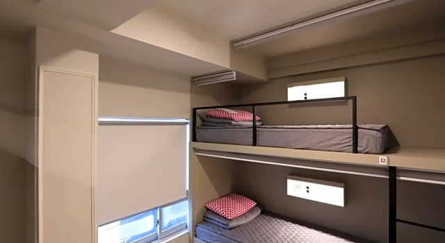 (camerata femminile) letto in camerata Blueboat Hostel Haeundae