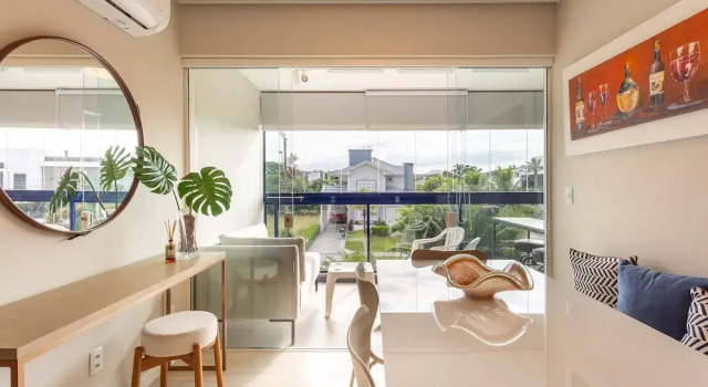 Charming Aprt 500m From the Beach in Jurere Riv101, Забронировать Апартаменты/квартира Апартаменты Jurerê, Апартаменты/квартира