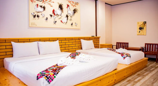 Номер Deluxe Saline Hot Spring Resort นำ้พุร้อนเค็ม รีสอร์ท