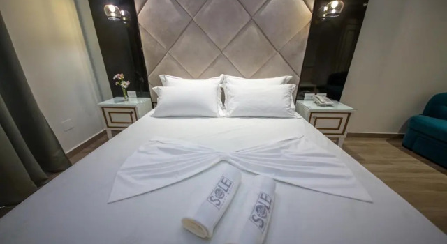 Трёхместный номер Deluxe Цокольный этаж с балконом Sole Luna Hotel