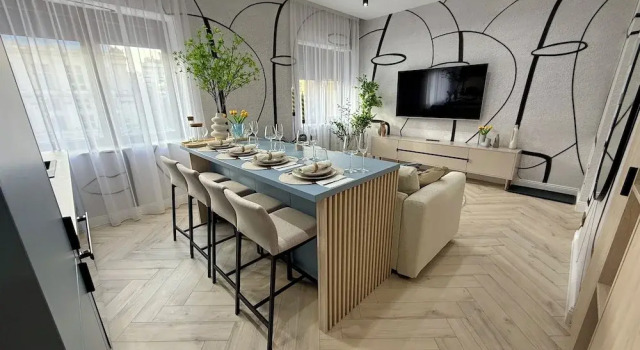 Апартаменты с 2 комнатами с балконом и с видом на реку AIASTAY Bucharest River Apartments