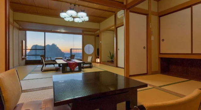 Номер Japanese style Deluxe UmibenokakureyuSEIRYU海辺のかくれ湯清流
