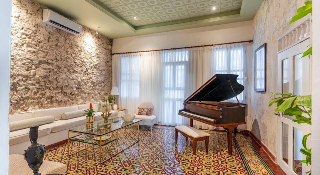 Casa Torno - Piano Pool House, Забронировать Дом для отпуска Виллы Картахены, рядом с Casa Cultural Colombo Alemana, Вилла