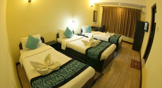 Трёхместный номер Deluxe Bag Packers Lodge
