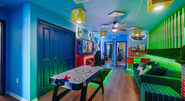 Modern 5BR Nintendo Loft Private Pool 16144