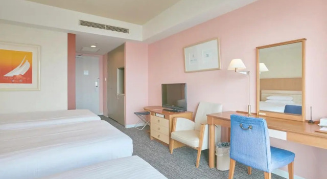 Семейный номер Standard с видом на море Hotel Seagull Tenpozan Osaka