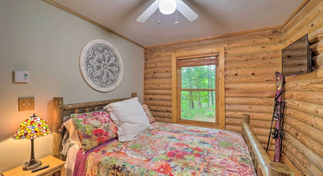 Коттедж 2 Decks & Fire Pit: Scenic Beech Mountain Retreat!