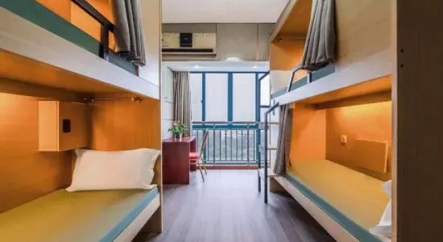 Кровать в общем номере (женский номер) Hangzhou Ninglai Hotel (Xiasha Communication College Branch)