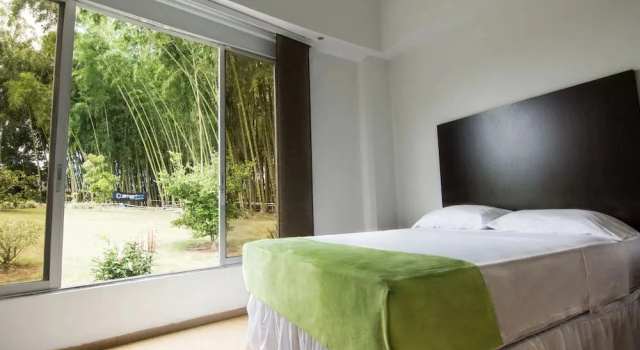 Семейный номер Standard с красивым видом из окна Santo Bambu Hotel Campestre