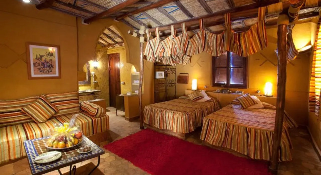 Четырёхместный номер Standard Kasbah Hotel Xaluca Arfoud