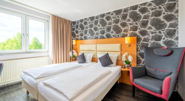 Двухместный номер Comfort PLAZA INN Stuttgart Airport Messe