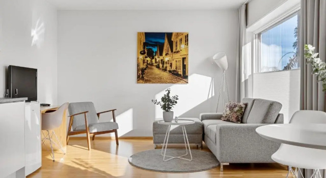 Апартаменты с 3 комнатами Bjørvika Apartments - Lagårdsveien 115