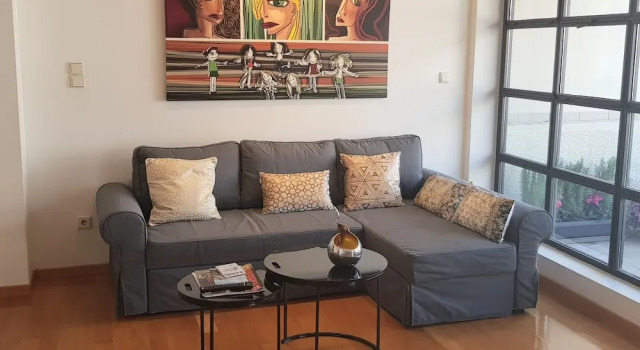 Апартаменты с балконом Penthouse of light at Koukaki