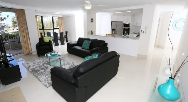 Апартаменты Standard с 3 комнатами с балконом Biarritz Apartments Gold Coast