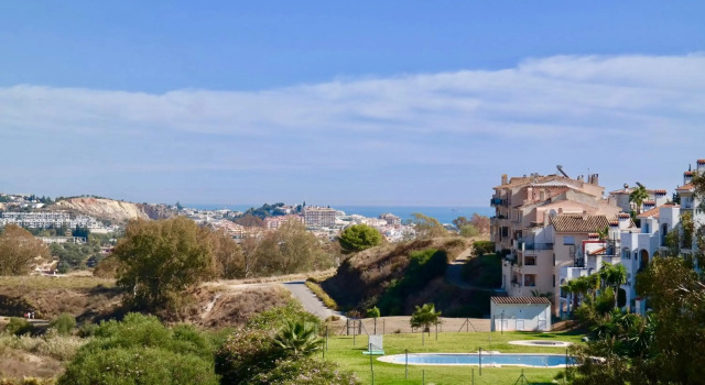 Villa Bonita - Calm DUPLEX TOWNHOUSE in Mijas Costa with sea view, Book Villa Campo-Mijas Spanien