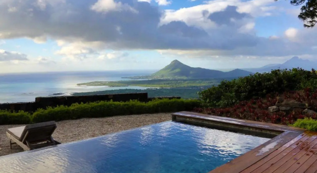 Люкс с видом на море Lakaz Chamarel Exclusive Lodge