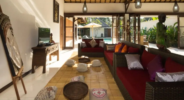 Villa for Rent in Bali 2032, Reservar Vila Hotéis em Bali com piscina, Piscina