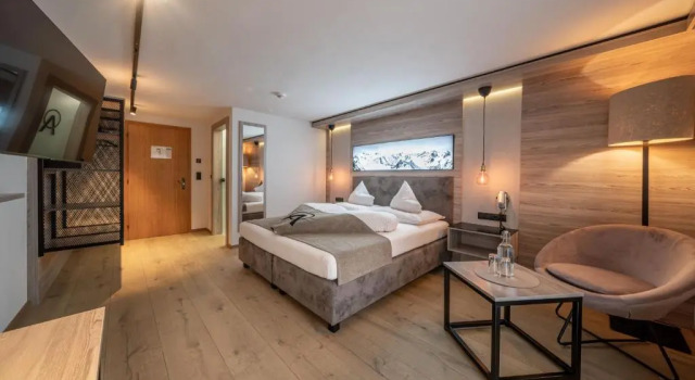 Двухместный номер Deluxe с балконом Genusshotel Alpenblick