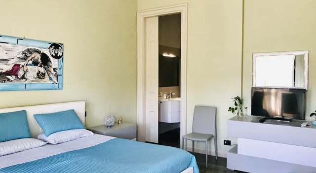 Четырёхместный семейный номер Standard с видом на город B&B Villa Roma