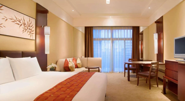 Двухместный номер Deluxe Wyndham Grand Tianjin Jingjin City