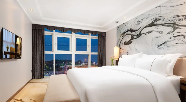Семейный номер Deluxe с 2 комнатами с видом на океан Hisoar Hotel Shenzhen
