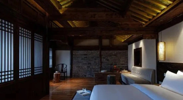 Двухместный люкс с красивым видом из окна Chiliu Mountain House Vacation Apartment