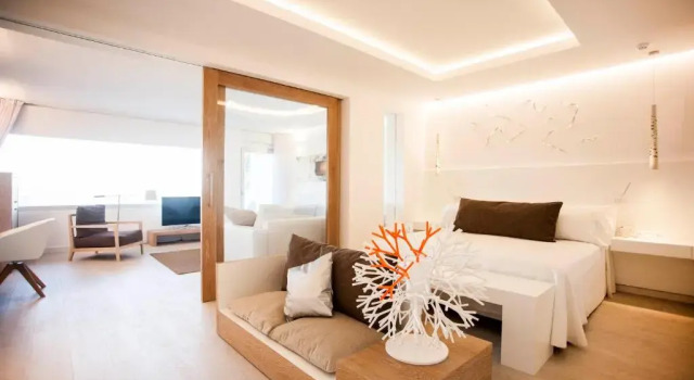 Люкс с видом на море Hotel Cala Saona & Spa