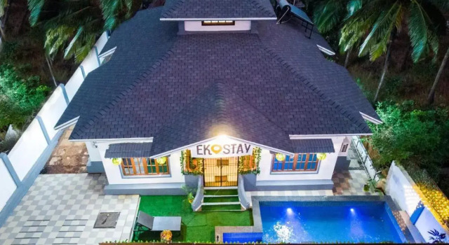 Eko Stay- Casa Vaga, Book Hotel Hoteller i Anjuna med pool, Swimmingpool
