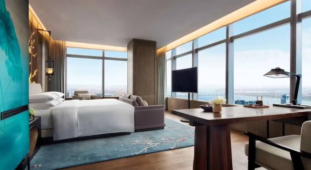 Двухместный номер Deluxe с видом на реку Park Hyatt Hangzhou