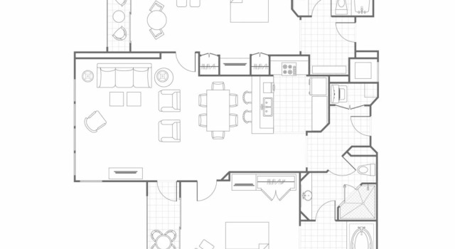 Двухместный номер Standard с балконом Marriotts Ocean Pointe
