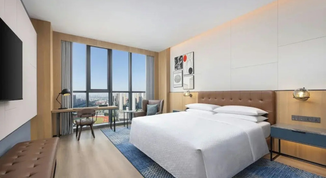 Двухместный номер Business с видом на город Four Points by Sheraton Wuhan, Dongxihu