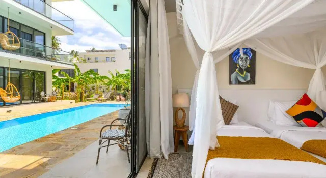 Двухместный номер Superior с балконом и с видом на сад Курортный отель Toa Spa Zanzibar