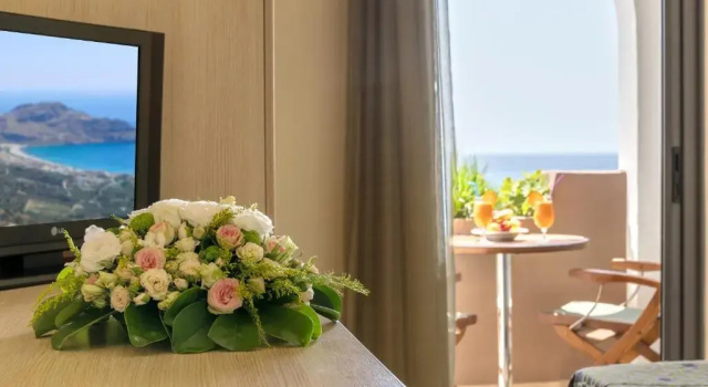 Двухместный номер Standard с видом на море Alianthos Beach Hotel
