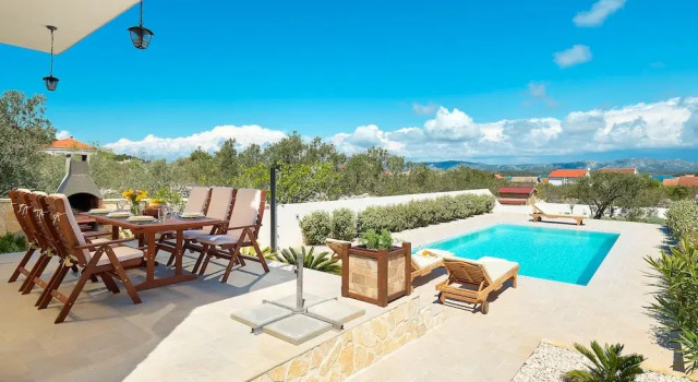 Вилла с частичным видом на море Villa Sun Spalato Cikas