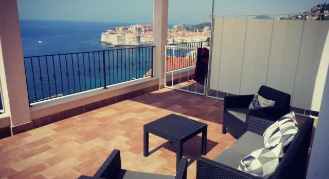 Апартаменты c 1 комнатой с видом на море Villa Ragusa