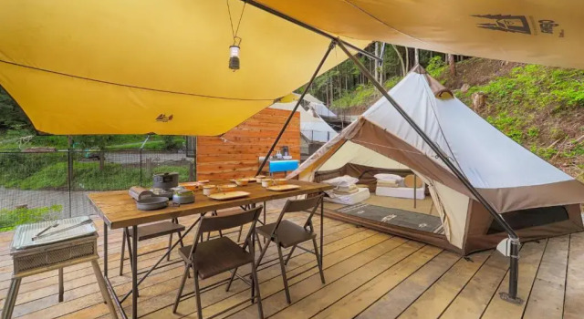 Четырёхместный номер Standard с видом на горы Retreat Camp Mahoroba
