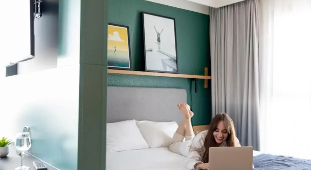 Студия Superior с балконом Aparthotel Adagio Annecy Centre