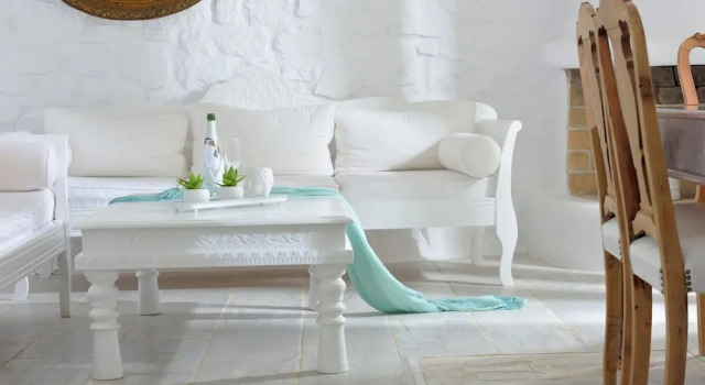 Номер Standard Пентхаус с 2 комнатами Mykonos AG Villas in Ftelia Beach