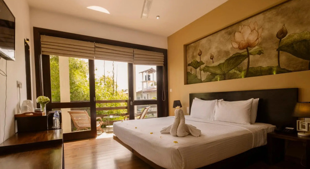 Двухместный номер Deluxe с балконом Terrace Green Hotel and Spa