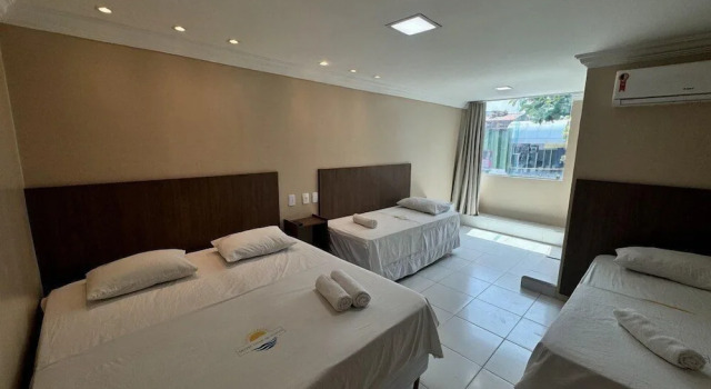 Четырёхместный номер Economy Hotel Luar de Itapua