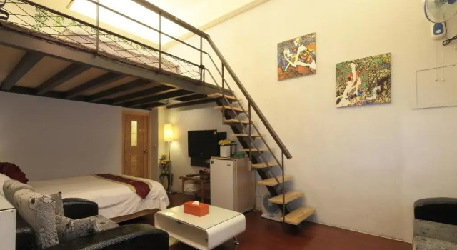 Четырёхместный номер Standard Дуплекс Happiness Yes Hostel Ⅱ