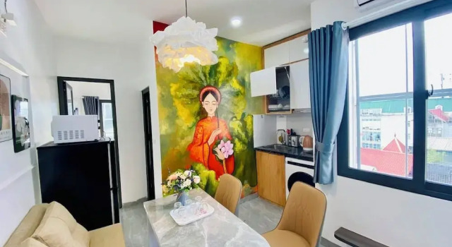 Семейные апартаменты с балконом и с видом на город Lilo's Homestay
