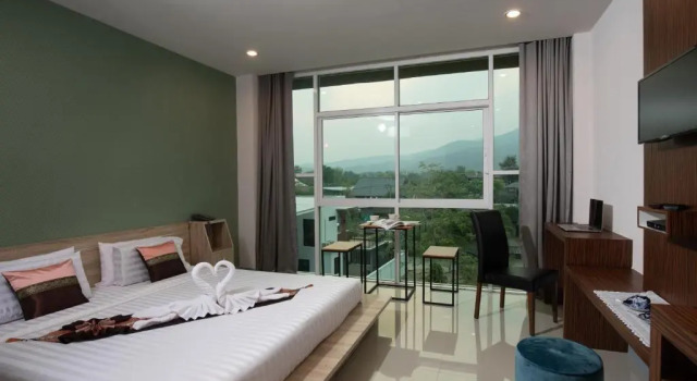 Двухместный номер Standard с видом на горы Km Hotel Chiang Mai