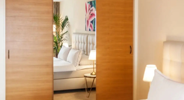 Двухместный номер Deluxe с балконом и с видом на озеро Suitenhotel Parco Paradiso