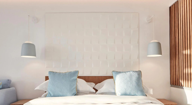 Двухместный номер Rinia Deluxe с частичным видом на море Отель Myconian Korali Relais & Chateaux