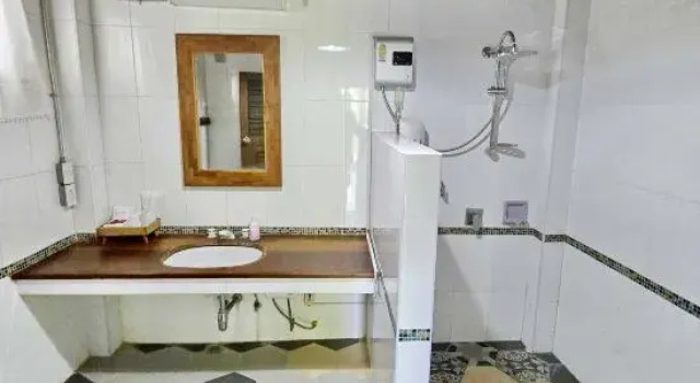 Кровать в общем номере Tantai Eco Farm Stay At Khao Yai