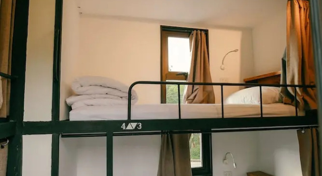 Кровать в общем номере (женский номер) Pu Luong Hostel