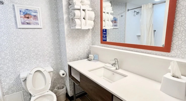 Четырёхместный номер Standard с видом на океан Hampton Inn Fort Walton Beach